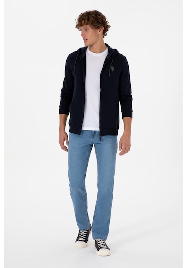 U.s. Polo Assn. Erkek Lacivert Hırka Örme 50313748-vr033 Lacivert