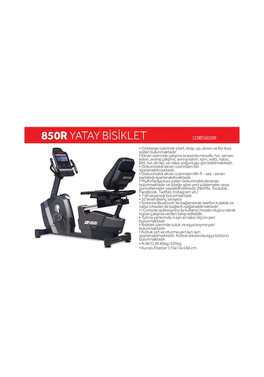 Diesel Fitness 850R Yatay Bısıklet