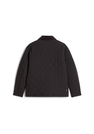 Tommy Hilfiger Dıamond Quılted Jacket Erkek Siyah Mont - Mw0mw41768
