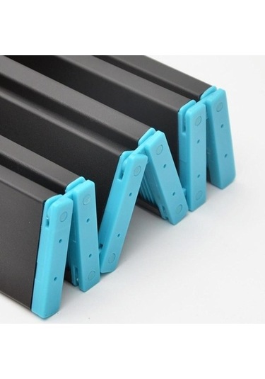 Bloomnest Siyah Siyah Sehpası Küçük Boy, Portatif Piknik Mekan Masası, Kamp İç/dış Barbekü Alüminyum 57x41x40cm 25kg & - Nd Siyah Siyah