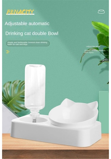 Jıalan Hayvan Mama Kabı Otomatik Dolum Pet İçme Orta Ölçekli