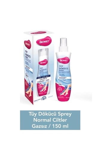 Biowet Normal Ciltler İçin Tüy Dökücü Sprey 150 ML