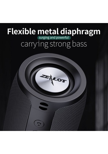 Besthome1 Zealot S51 Ipx5 Su Geçirmez Hoparlör: 10w Ses, 8 Saat, Mavi, Dayanıklı Kullanım