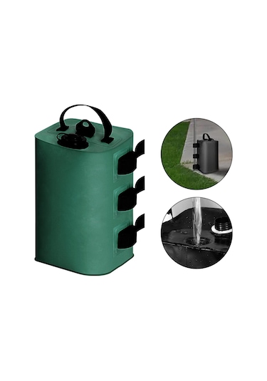 Dolıty Gölgelik Su Ağırlık Çantası Katlanır Bacak Yeşil-20-l 20 L Çok Renkli