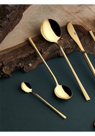 Mosi Gold 36 Parça Çatal Kaşık Bıçak Takımı Gold