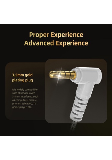 Hombey Qkzx Hbb Kulak İçi Kulaklık, 3.5mm Bağlantı, 10mm Dinamik Bobin, Mikrofonlu Hıfı Müzik Ve Oyun İçin Siyah Standart Versiyonu