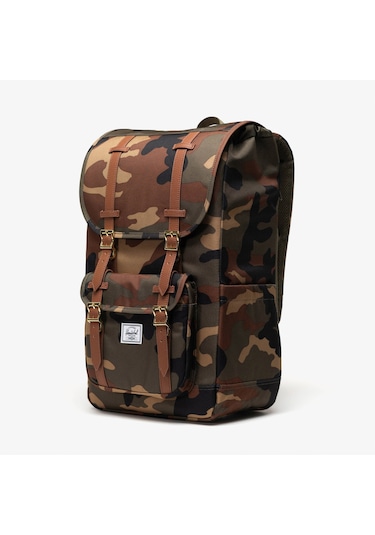 Herschel Little America Woodland Unisex Kamuflaj Sırt Çantası 11390 Yeşil