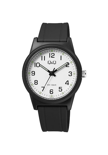 Q&q Vr35j028y Erkek Kol Saati Altın - Siyah