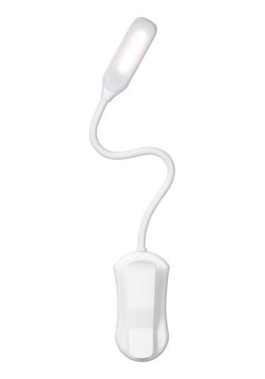 Didadodo Usb Şarjlı 7 Led Kitap Lambası - 3 Parlaklık Ayarı, Göz Koruma Beyaz, 3 Seviyeli Beyaz