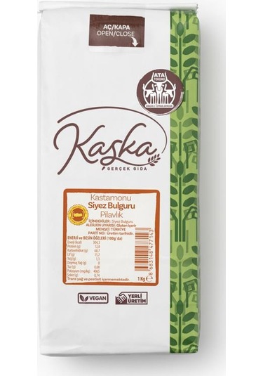 Kaşka Kastamonu Siyez Bulguru Pilavlık 1 KG 57 - 1