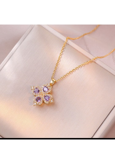 Bayan Kolye: Moda Estetiği Titanyum Çelik Kolye No.104 Çok REnkli