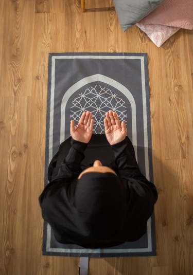 Baha Portatif Cep Seccade,Seyahat Namazlığı, Katlanabilir Seccade