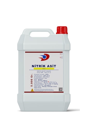 Dolar Kimya Nitrik Asit | Kezzap %56 Saflık | 5 KG