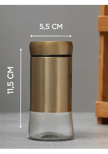 Baharat Takımı Tuzluk Ve Karabiberlik 388031548 Altın Rengi