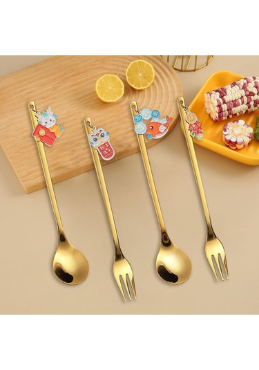 Suntek Magideal Parti Çatal Bıçak Takımı Çin Yeni Yılı Stil-c