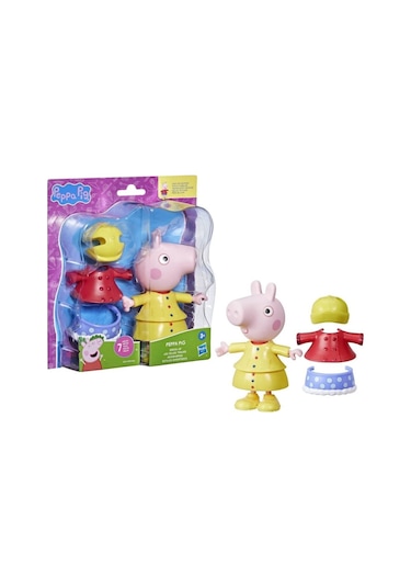 F8859 Peppa Pig Ve Ailesi Kıyafetli Figür Seti +3 Yaş