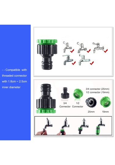 Reedark "7 Fonksiyonlu Genişleyebilir Bahçe Hortumu - 150ft Sızdırmaz Yüksek Basınçlı Esnek Hortum"