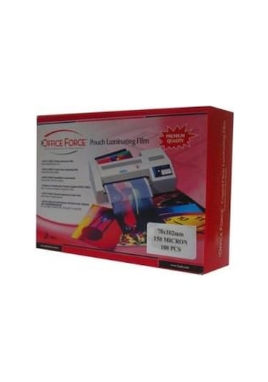 Office Force 150 Mic.knc 78x102 Parlak Laminasyon Filmi 100 Lü
