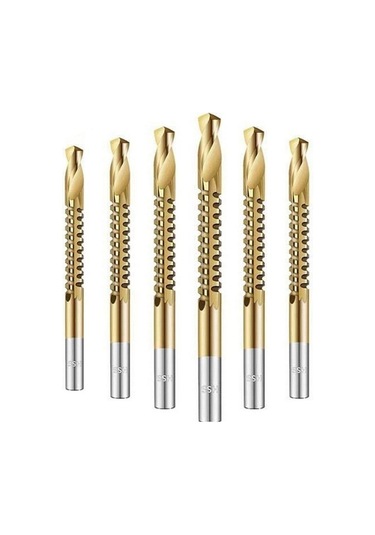 Matkap Ucu Seti Metrik Diş Delik Açma Kesme Klavuzları Ahşap Met