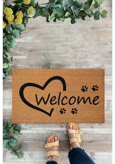 Welcome, İç Ve Dış Kapı Önü Paspası, Dijital Baskı Paspas