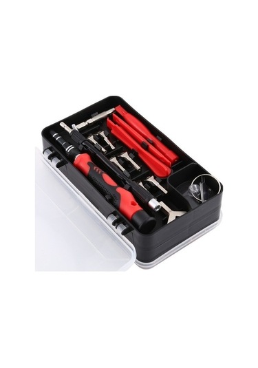 Fastbuy Türkçe 135 Adet Cep Telefonu Açma Aleti, Saat Onarım Seti, Kırmızı-siyah Tornavida Seti Aracılığıyla Telefon Ve Saat