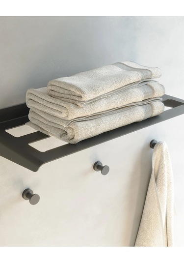 Tecno Black Askı, 2.5cm - Mat Siyah Mat Siyah