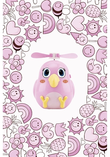 Torima F-31 Pembe El Tipi Mini Fan Vantilatör Sevimli Kuş Figürlü Taşınabilir Mini Fan