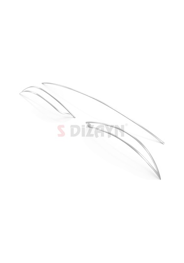 S-dizayn Fiat Egea Sd Krom Arka Tampon Difüzör Çıtası 3 Prç. 2015-2020 Mat Krom