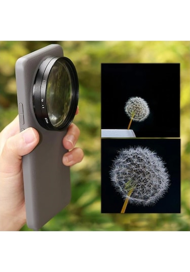 Konesam Xiaomi Mi 15ultra İçin 4x Makro Lens 67mm Fotoğraf Seti + Nd Gradyan Gri Filtre + Depolama Kutusu + Temizleme Bezi