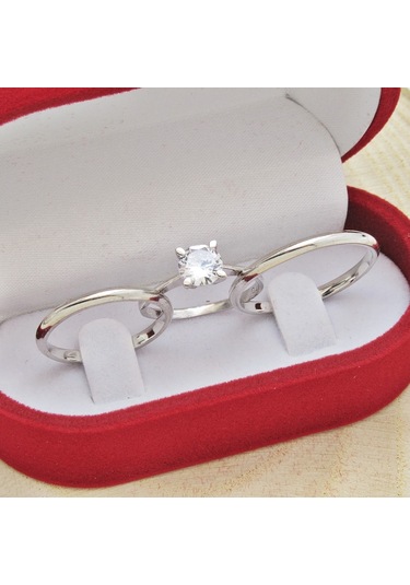 2 Mm Bombeli Süper Ince Gümüş Alyans Çifti Söz Yüzükleri Wr85