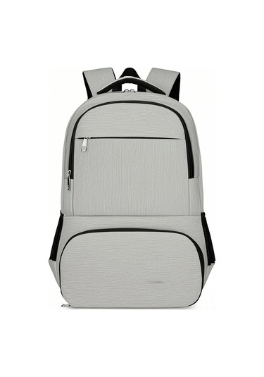 Mufunye Tomshoo Dış Mekan İçin Çift Omuzlu Isıtıcı/soğutucu Sırt Çantası, Usb Şarj Portlu, Su Geçirmez, Organizasyon Cüzdanlı Piknik Çantası - Açık Gri Gri