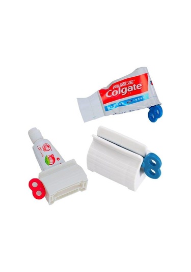 Pratik Diş Macunu Sıkma Aparatı Çevirmeli Diş Macun Sıkacağı 2 Li Diğer