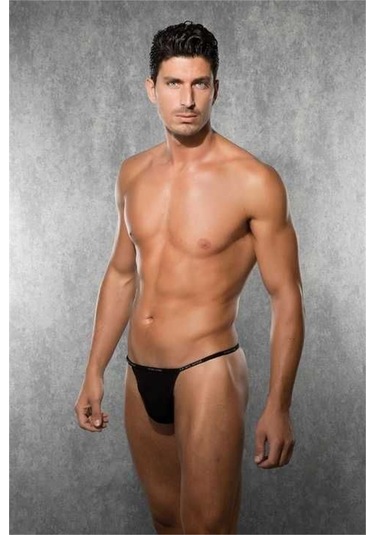 Likralı Erkek String 1390 Siyah