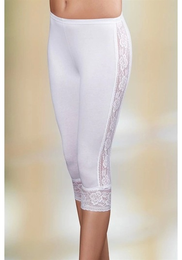 Şahinler Yanları Ve Paça Dantelli Tayt B878 Karışık Çok Renkli