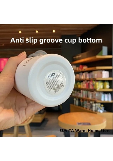 Lixiaqu01 530 Ml Tyeso Termos Paslanmaz Çelik Termos Yalıtımlı Beyaz