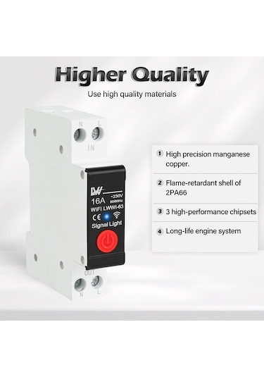 Xianwen Lemestar Akıllı Wifi Din Ray Şalter - Uzaktan Kontrol,