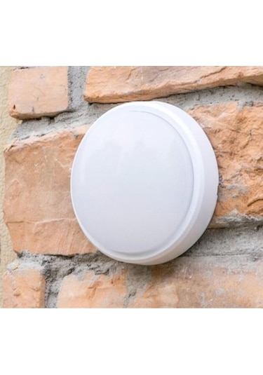 Banyo Tavan Lambası Artos 20w Yuvarlak Beyaz Balkon Lambası 6400k Beyaz Led Işık Teras Duvar Lambası