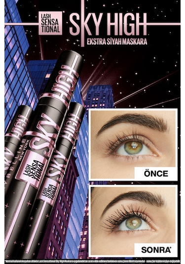 Maybelline New York Lash Sensational Sky High Cosmic Black Maskara
