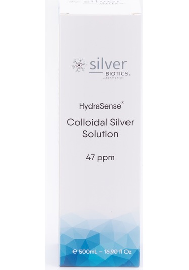 Silverbiotics Gümüş Suyu 47 Ppm HydraSense Kolloidal Cam Şişe 500 ML