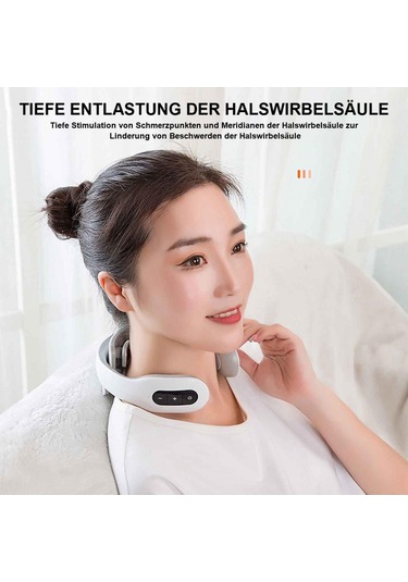 Boyun Masaj Cihazı Boyun Ve Omuzlar Boyun Omurgası Şarj Edilebilir Boyun Desteği Çok Renkli