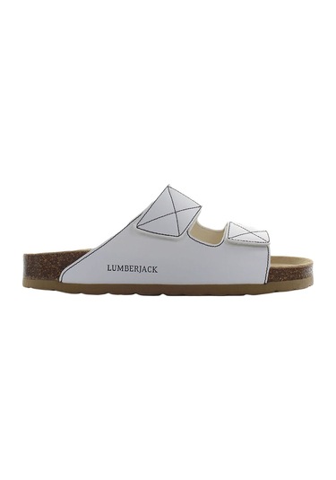 Lumberjack 2 Bands Sandal Beyaz Kadın Sandalet Beyaz