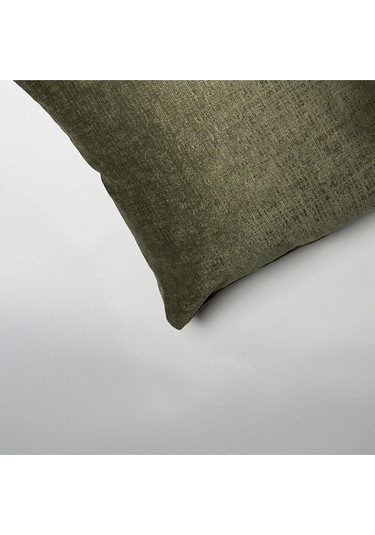 Sezyon Liza Desenli 50 50 Yeşil Kırlent Kılıfı Yeşil