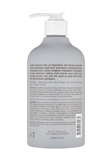 Hairitage Turunculaşma Karşıtı Mor Şampuan 384ML