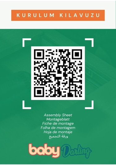 Baby Darling Sansa Şifonyer Meşe %100 Mdf