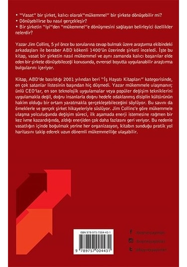 İyiden Mükemmel Şirkete - Jim Collins - Boyner Yayınları