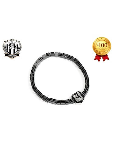 Beşiktaş Kare Hematit 4 Mm Doğaltaş Bileklik