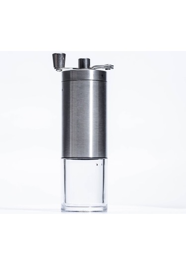 Pazly Taşınabilir Kahve Değirmeni El Manuel - Paslanmaz Çelik Kahve Ve Baharat Öğütücü Gümüş, Pratik Kahve Ve Baharat Çözümü Gümüş