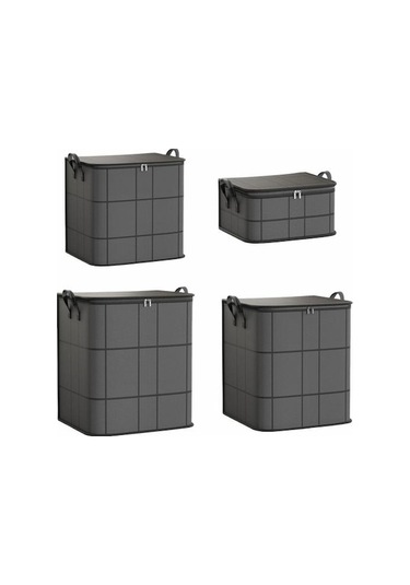 Novahub Saplı Giysi Saklama Çantası Düzenleyici Büyük Kapasiteli Fermuarlı Spor Çantası L L