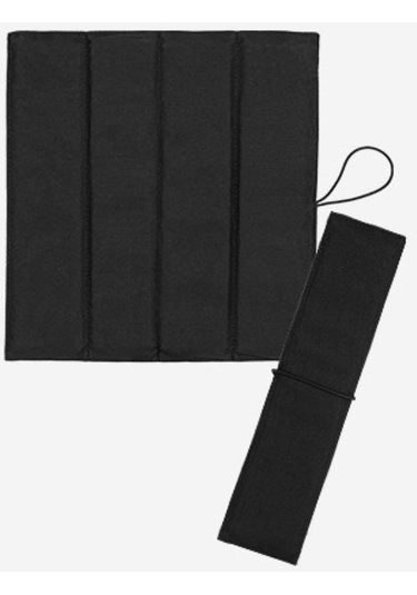 Homyl Piknik Dış Mekan Mat Plaj Koltuk Minderi Kamp Açık Siyah