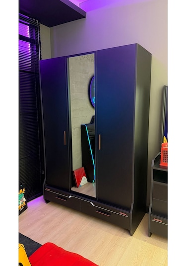 Roox 3 Kapaklı Dolap